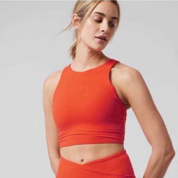 Athleta Other - Athleta Conscious Crop D-DD+ bra flame orange